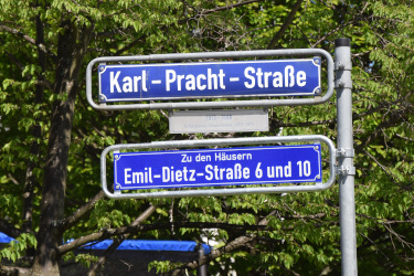 Neues Hinweisschild der Stadt Neues Hinweisschild der Stadt