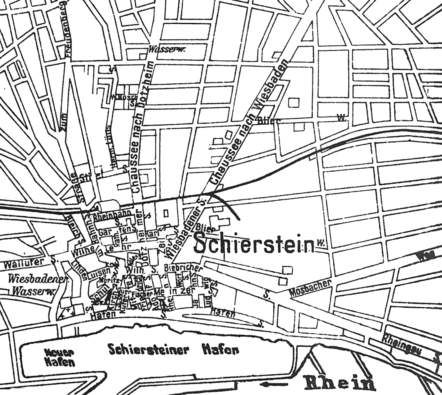 Ortsplan von 1944